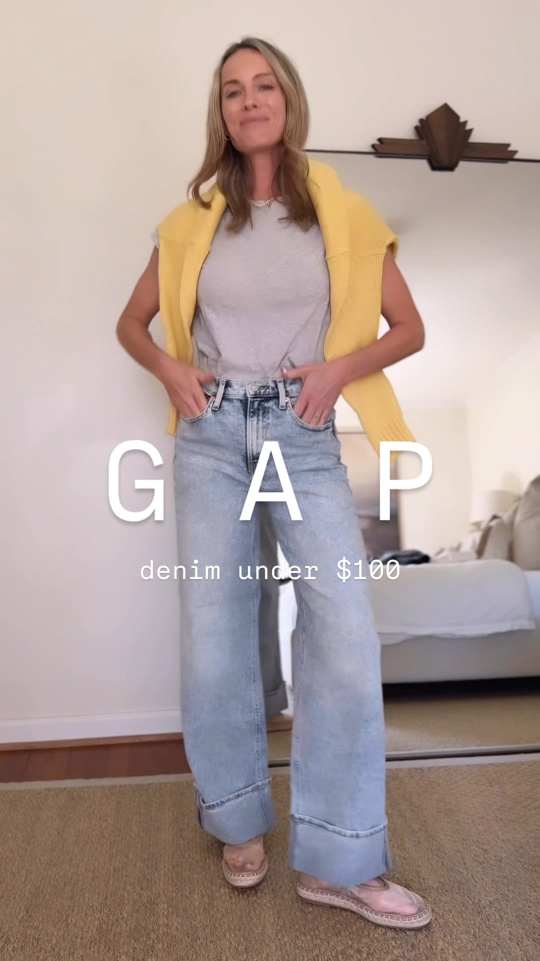 all the new denim picks from @gap that you don’t want to miss.. now through 2/10 take 25-50% off all Gap denim + use code LEIGH15 to get an extra 15% off 🩵 #howyouweargap #ad #gappartner