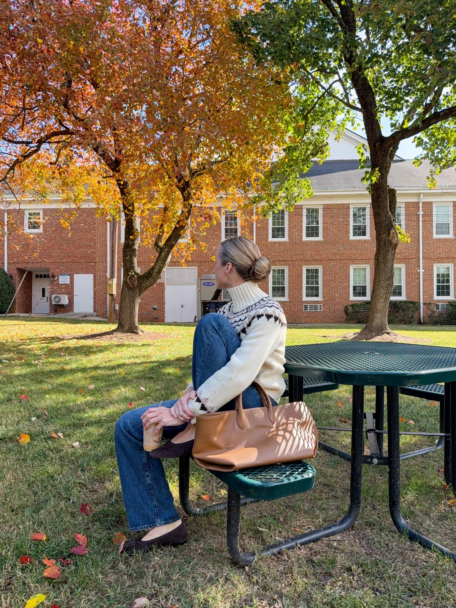 S sweater, 25 jeans, flats TTS

casual fall outfit, baggy jeans, casual fall style, fair isle sweater, suede flats, trouser jeans

#LTKShoeCrush #LTKTall #LTKSeasonal