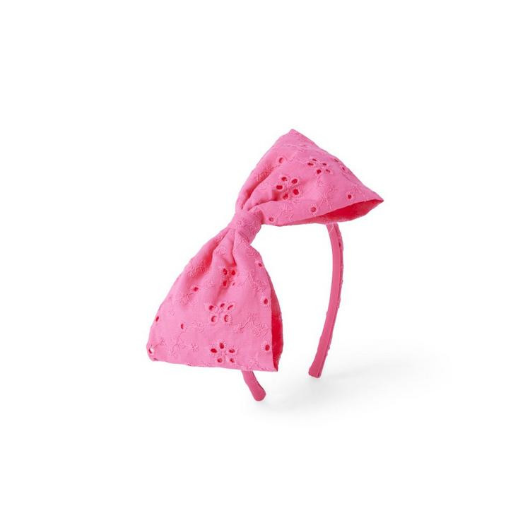 Eyelet Bow Headband | Janie and Jack