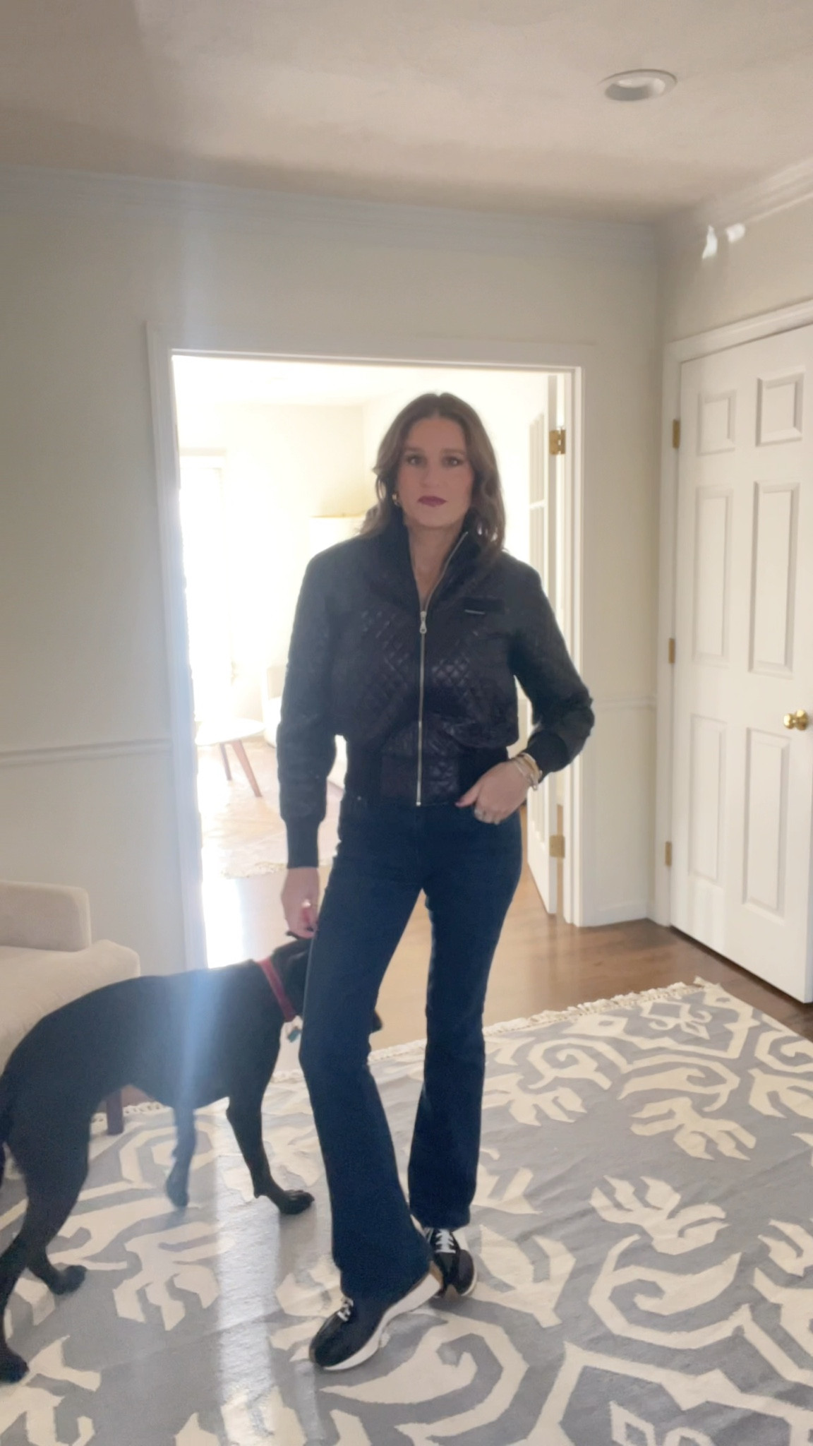 Todays outfit. Pulled out an oldie but goodie jacket. Linking a similar options to my Members Only Bomber Jacket. 

#LTKStyleTip #LTKOver40