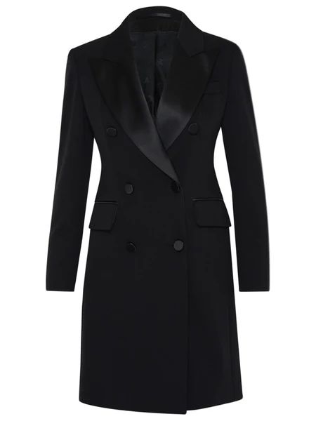 Max Mara Notch Lapel Double Breasted Coat | Cettire Global