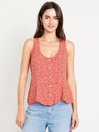 Button-Down Denim Swing Top | Old Navy | Old Navy (US)
