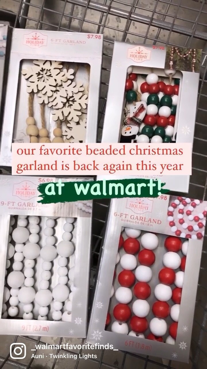 They’re baaack! These were really popular last year. Everything’s linked!






#walmart #walmarthome #christmasfinds #beadedgarland #christmastree #holidaydecor 

#LTKSeasonal #LTKhome #LTKHoliday