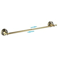 Amazon.com: Leyden Antique Towel Bar,Adjustable Towel Holder Rod Brass Bathroom Accessories Expan... | Amazon (US)