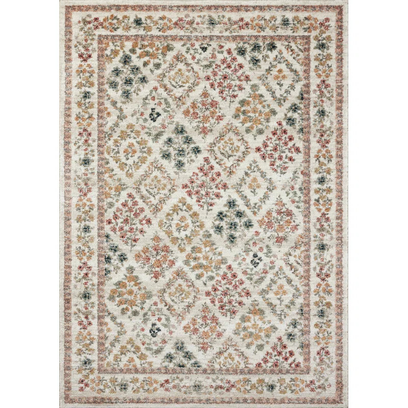 Rifle Paper Co. x Loloi Laurel Cream Area Rug | Wayfair North America