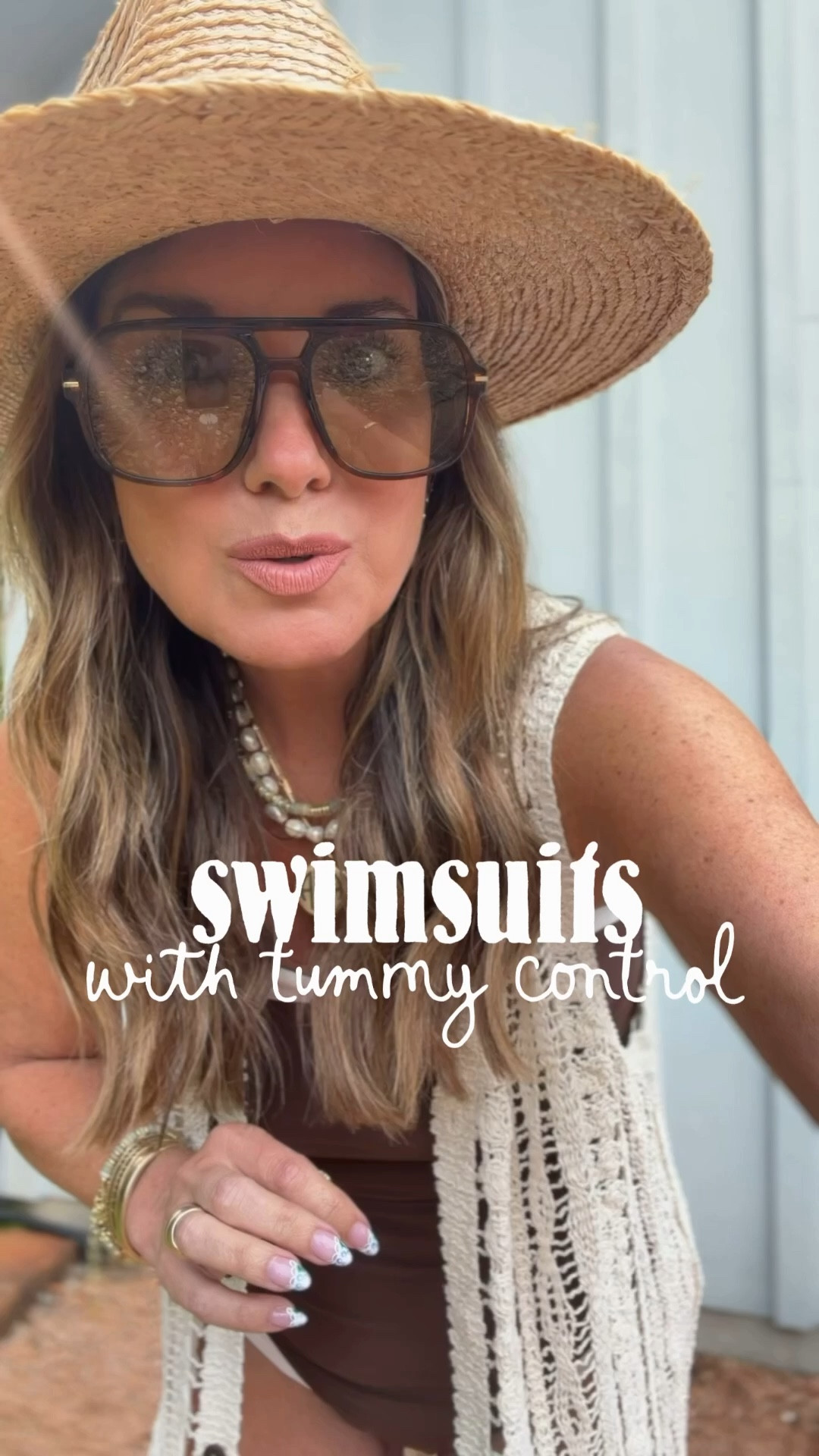 One piece swimsuits with Tummy control, adjustable straps, waist snatching and fabulous support~ yes please!! 
Bootay coverage is great too!! 
Wearing size medium in all styles! 

#LTKOver40 #LTKPetite #LTKSwim