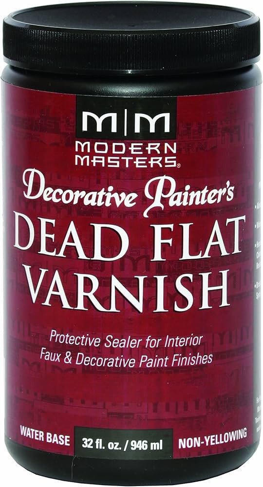 Modern Masters DP609-32 Dead Flat Varnish, 32-Ounce | Amazon (US)
