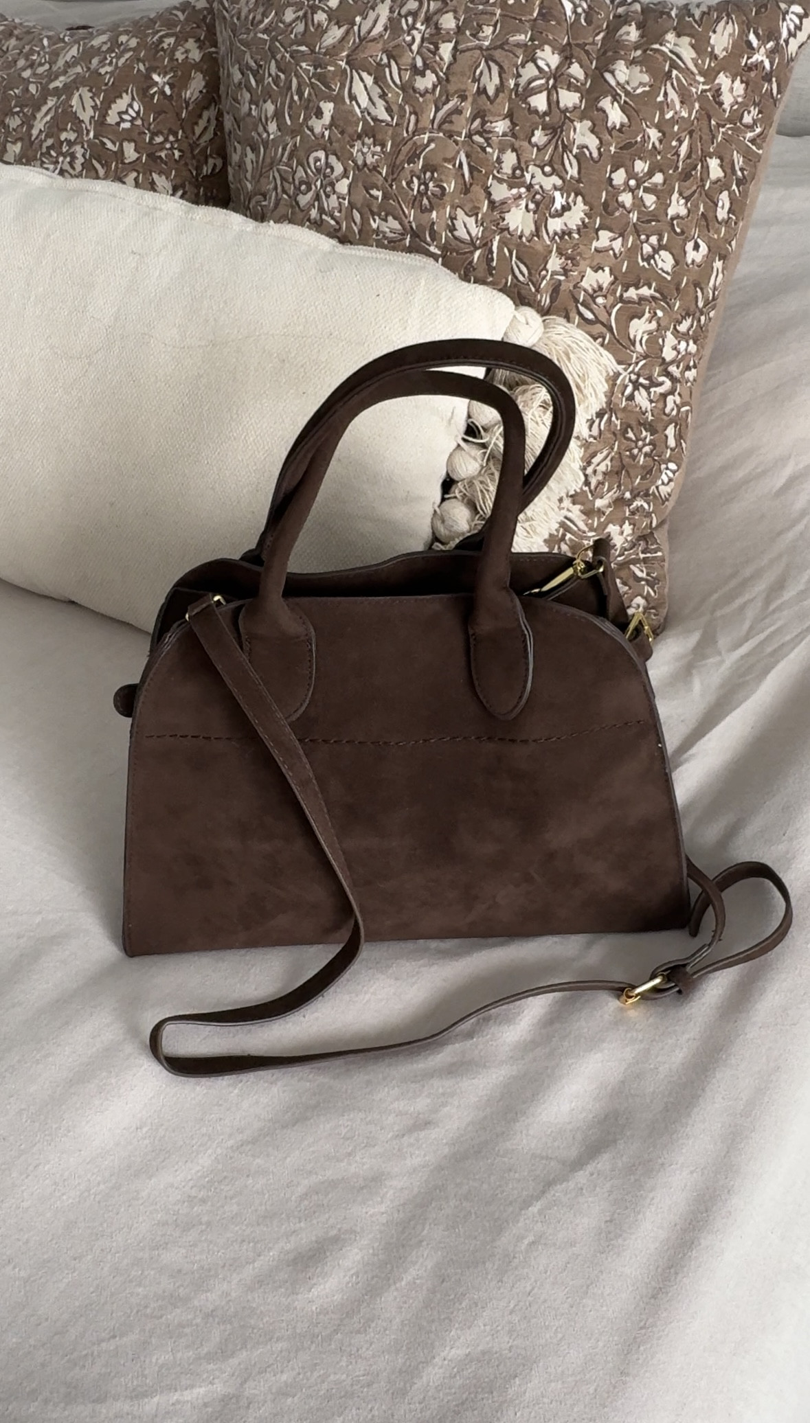 Deermisu Womens Suede Tote Bag, Faux Leather Tote Bag for Women Vintage Top Handle Bag Fashion Re... | Amazon (US)