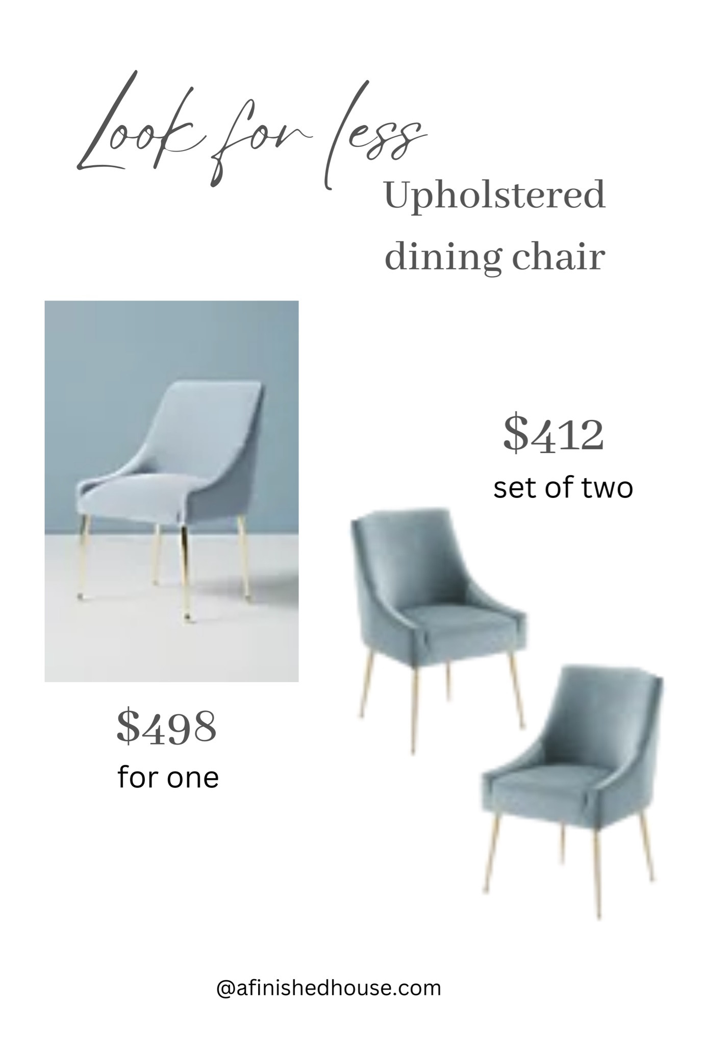 Look for less: upholstered chairs. 

These chairs work beautifully in the dining room, but are also a great seating idea for an office, or a desk in a kid’s room! 


#LTKFind #LTKhome #LTKstyletip
