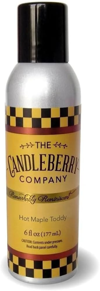 Candleberry Candles | Strong Fragrances for Home | Hot Maple Toddy Room Spray | Highly Scented & ... | Amazon (US)
