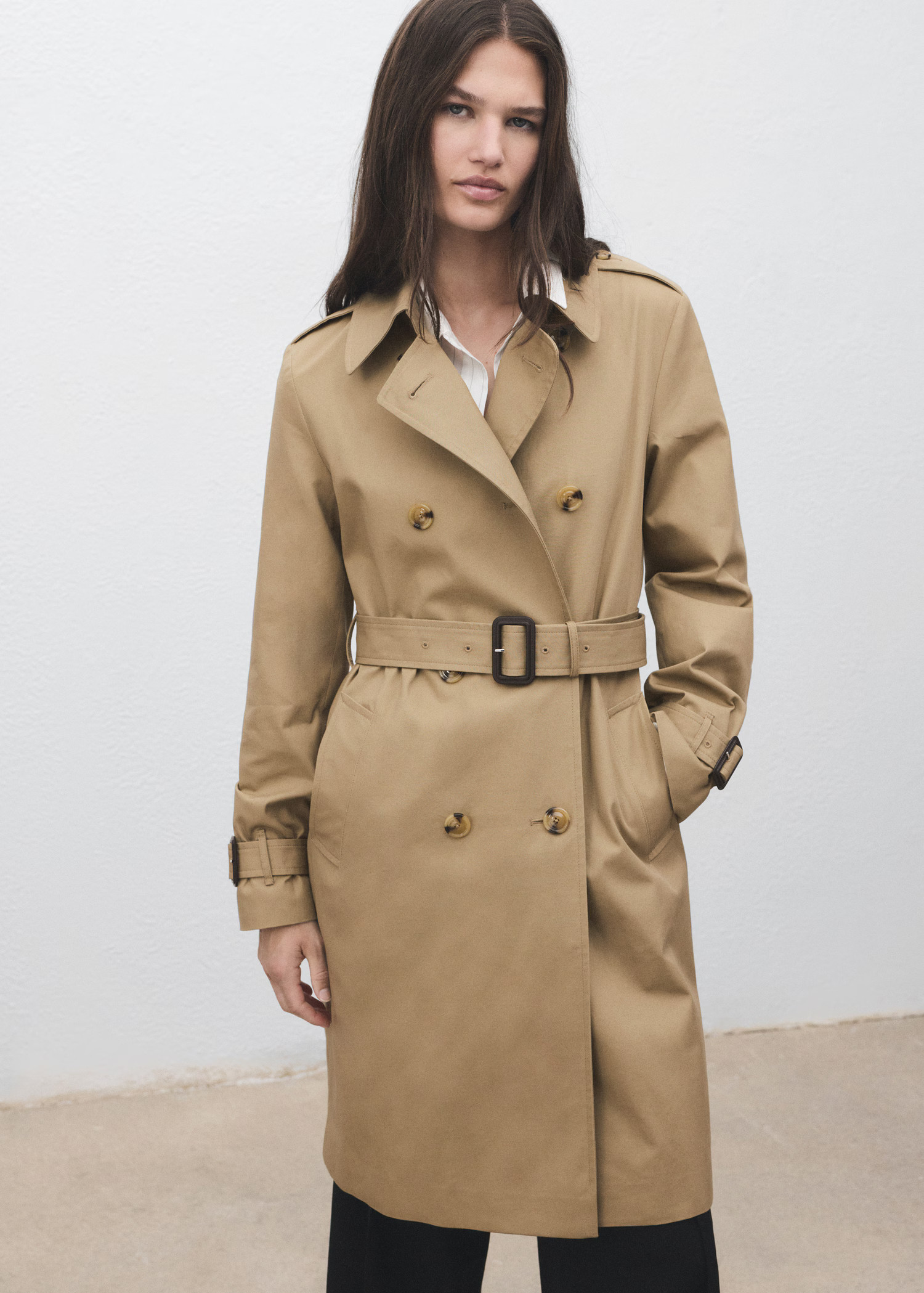 Classic trench coat with belt - Women | MANGO USA | Mango (US/MX/AU)