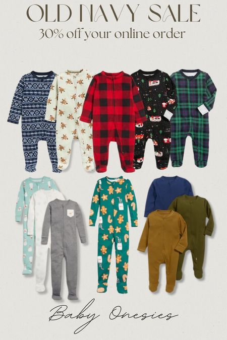 Old Navy Sale! 30% off your online order TODAY ONLY! Time to stock up on holiday onesies 🤌🏼

#LTKSeasonal #LTKkids #LTKHoliday
