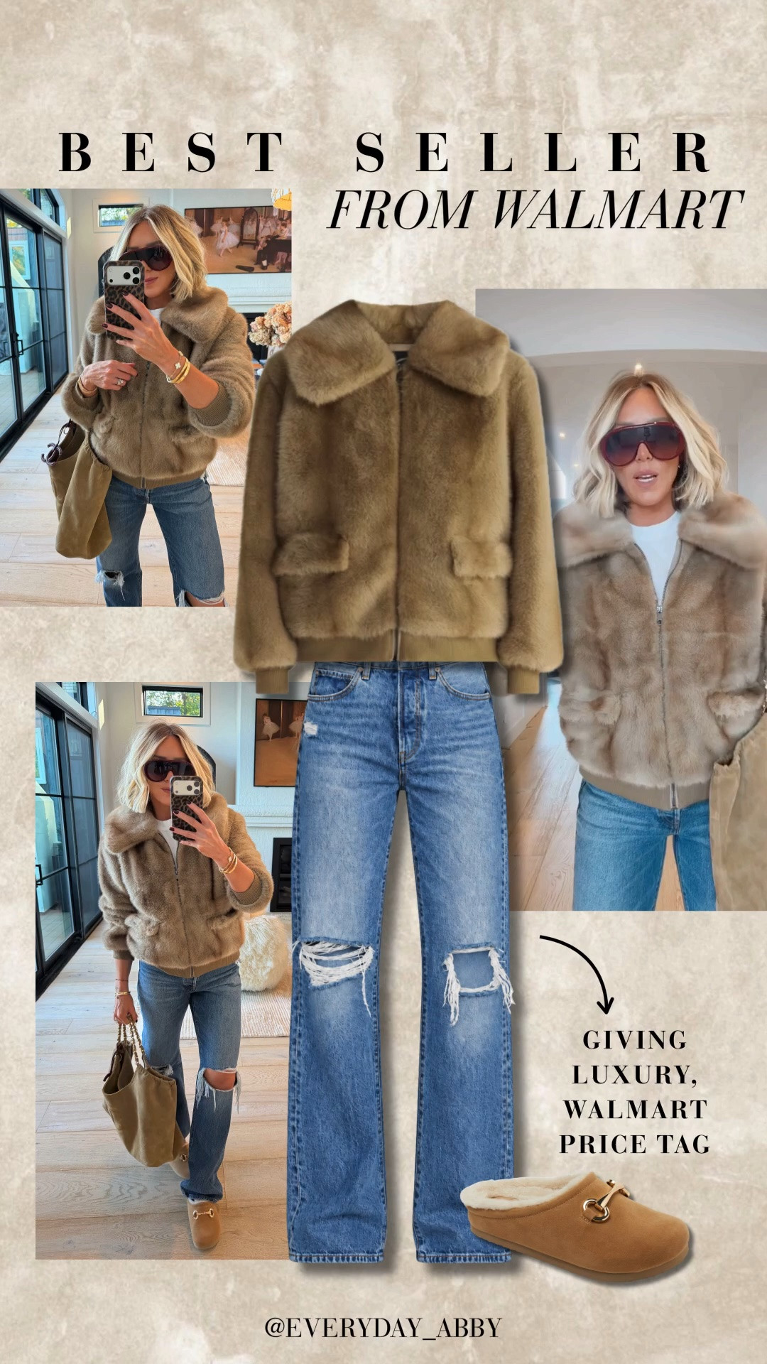 The quality of this fur coat is SO good 😍😍 Looks and feels so luxe!! Wearing a medium 🤎
