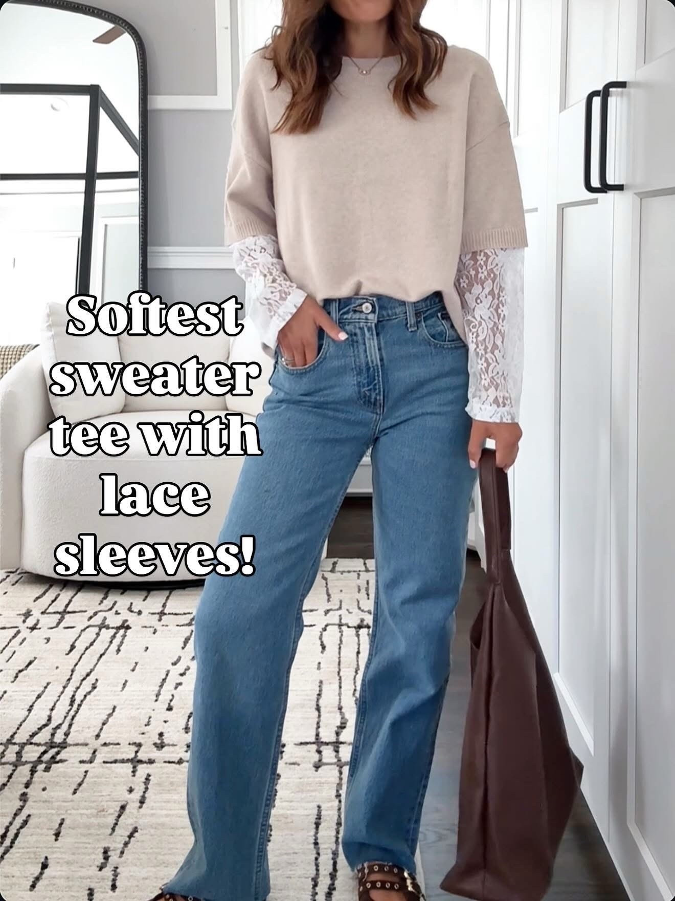 Softest sweater with lace sleeves from Amazon

#LTKgrwm #LTKOver40 #LTKSeasonal