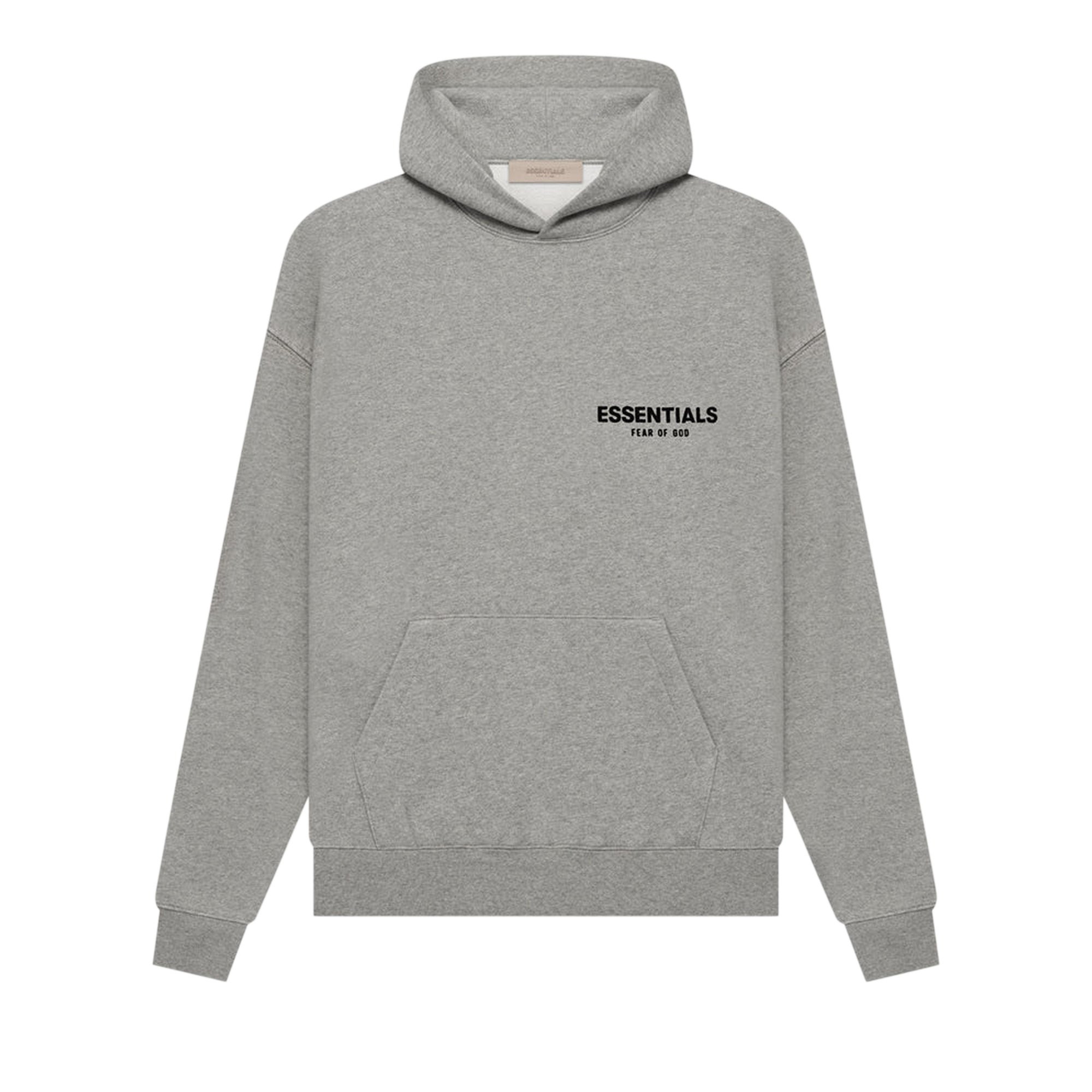 Fear of God Essentials Hoodie 'Dark Oatmeal' | Grey | Men's Size S | GOAT