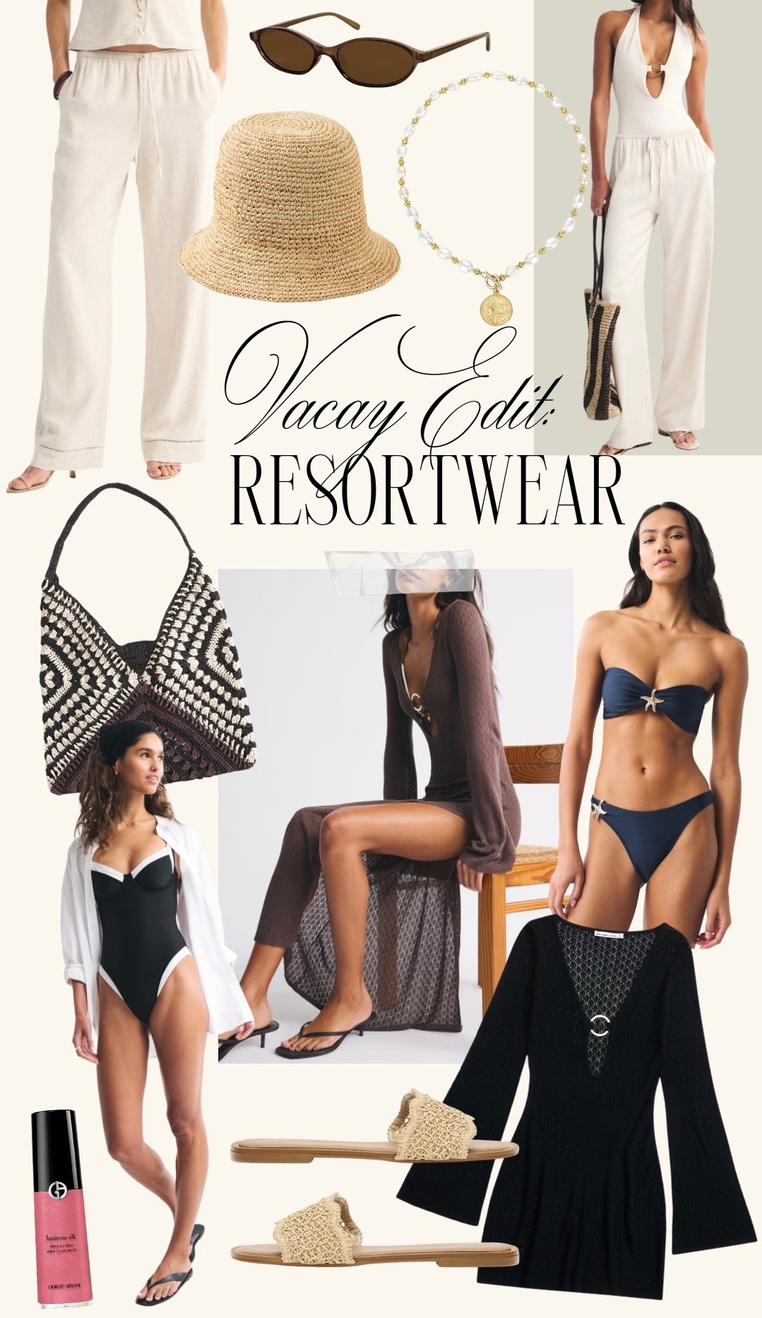 Resortwear staples 〰️ spring break, staple swimwear, staple swimsuits, one piece swimsuit, swimsuit coverups,
swimsuit coverup, beach bag, beach bags, resort wear accessories, vacation staples, vacation outfits 

#LTKSeasonal #LTKSwim #LTKTravel