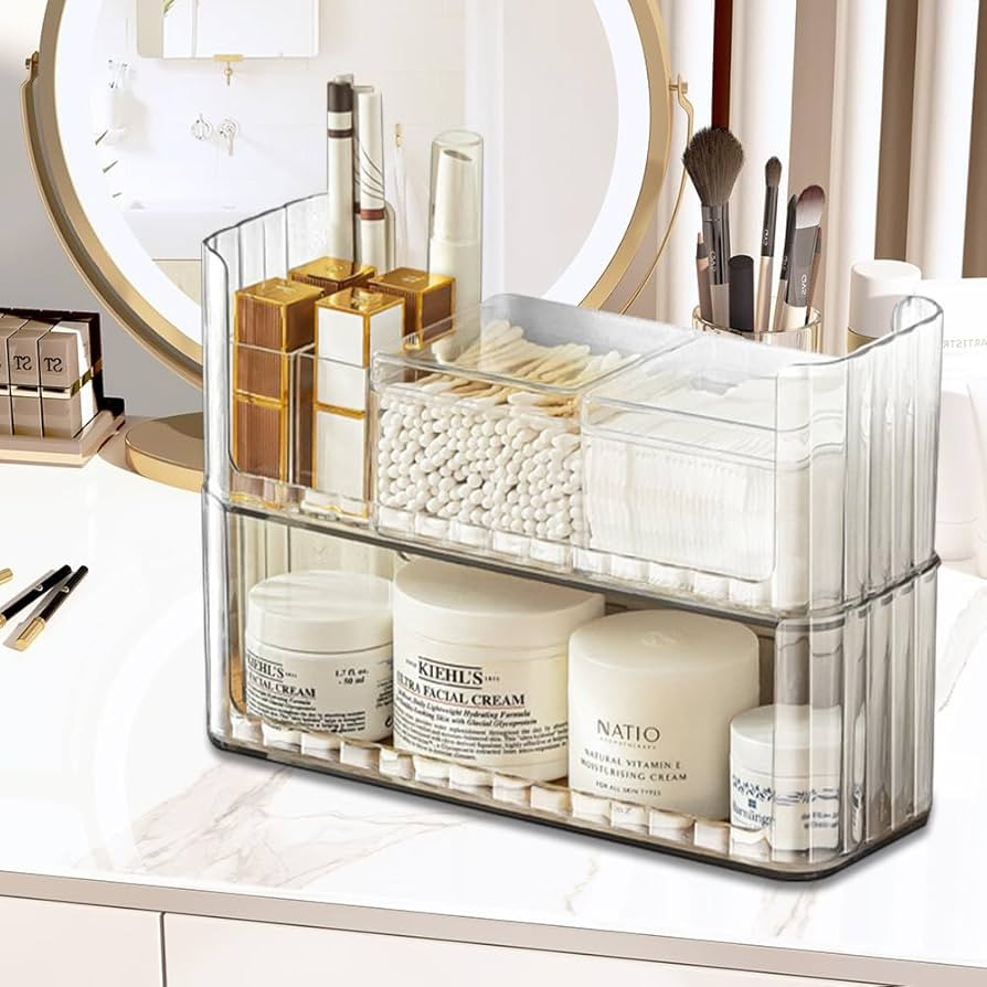 NAROSEBE Make UP Organizer Kosmetik Schmink Organizer Aufbewahrungbox Stapelbarer Kosmetikpinsel ... | Amazon (DE)