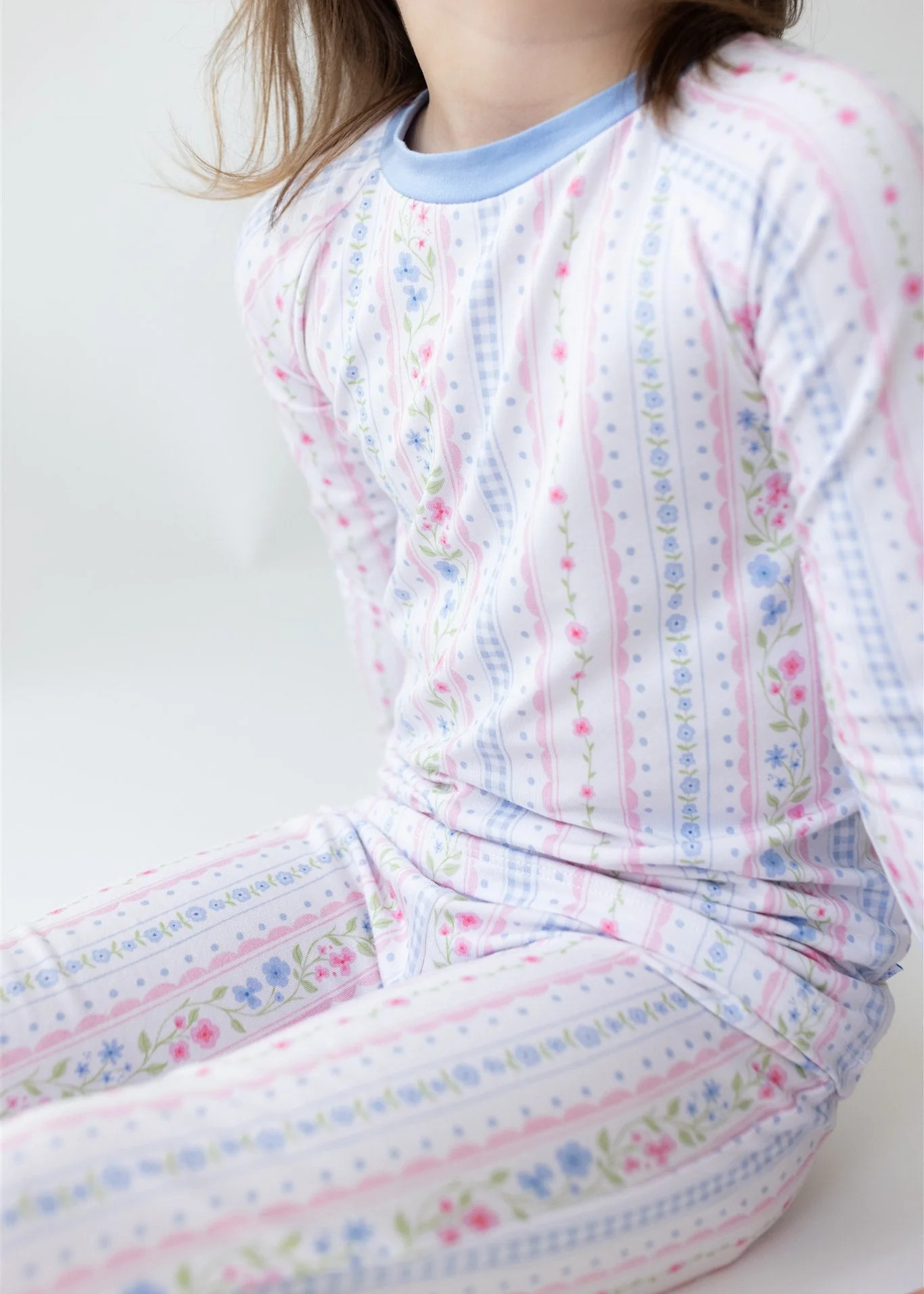 Garden Floral Two-Piece Pajamas | Tiny Jams