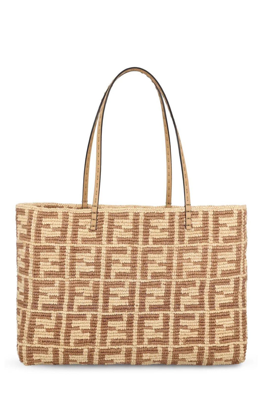 Fendi Large Roll FF Crochet Tote Bag | Cettire Global