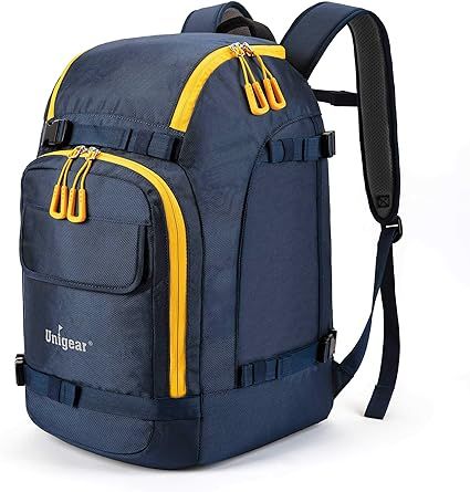 Unigear Ski Boot Bag, 50L Ski Boot Travel Backpack for Ski Helmet, Goggles, Gloves, Skis, Snowboa... | Amazon (US)