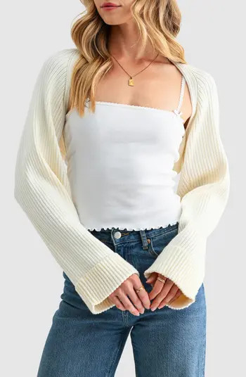 Rib Knit Bolero | Nordstrom