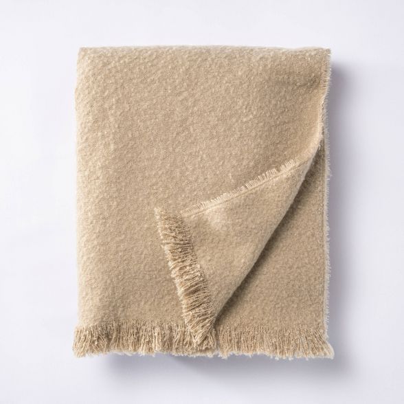 Boucle Faux Mohair Throw Blanket - Threshold™ designed with Studio McGee | Target