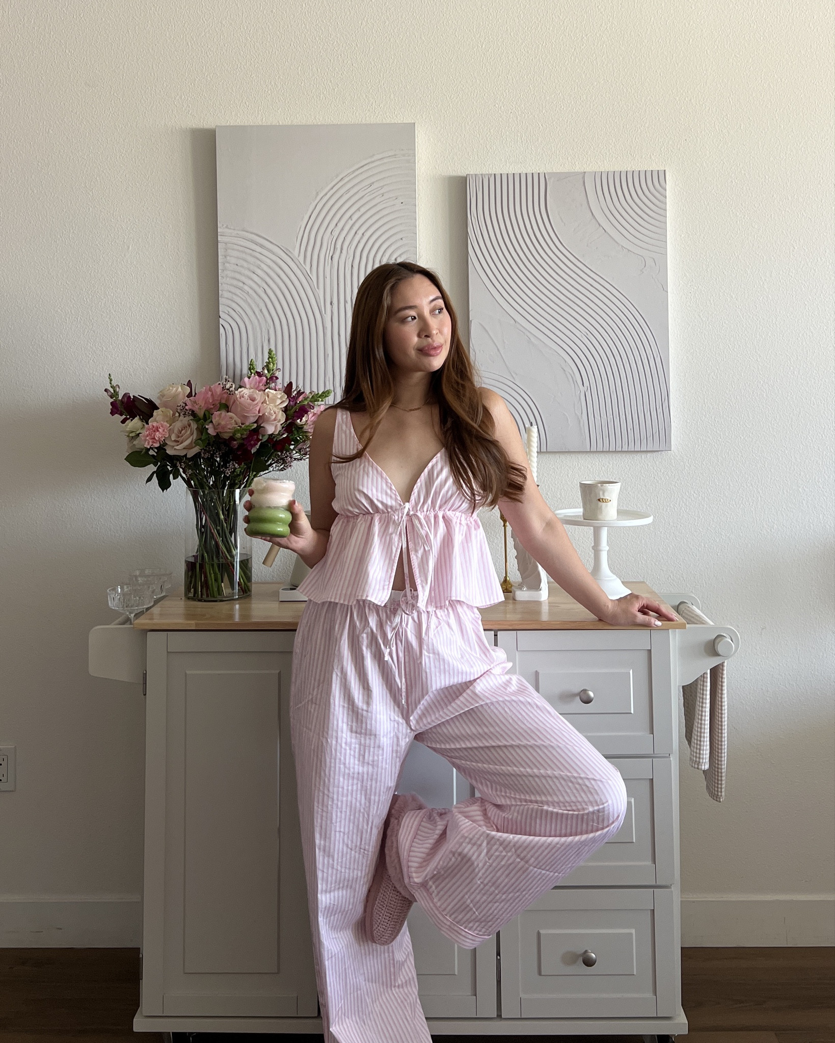 Pink matching loungewear set 💗