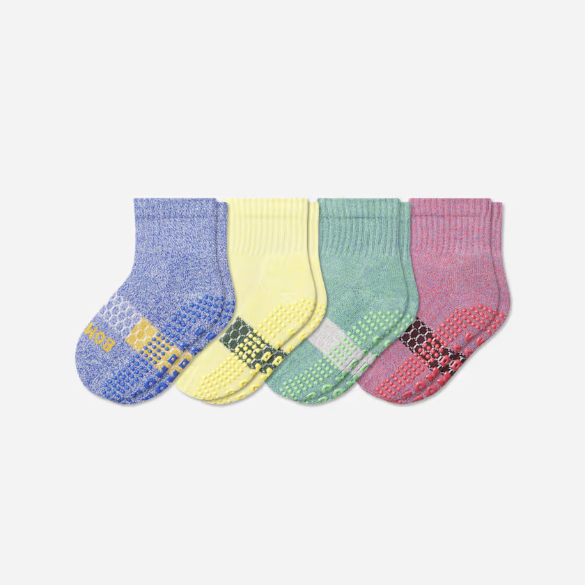 Toddler Marl Gripper Calf Sock 4-Pack | Bombas