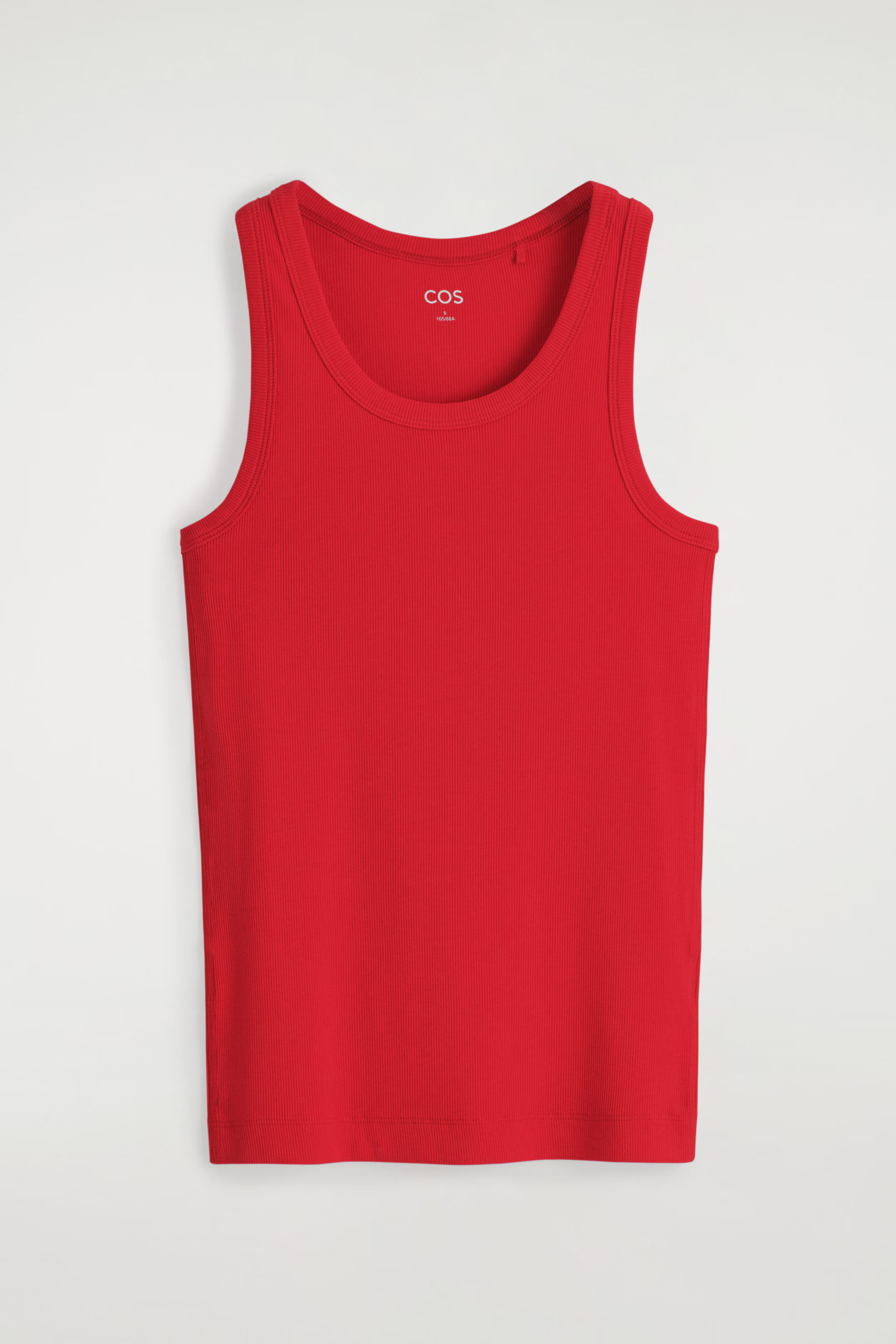 RIBBED TANK TOP - RED | COS | COS (EU)