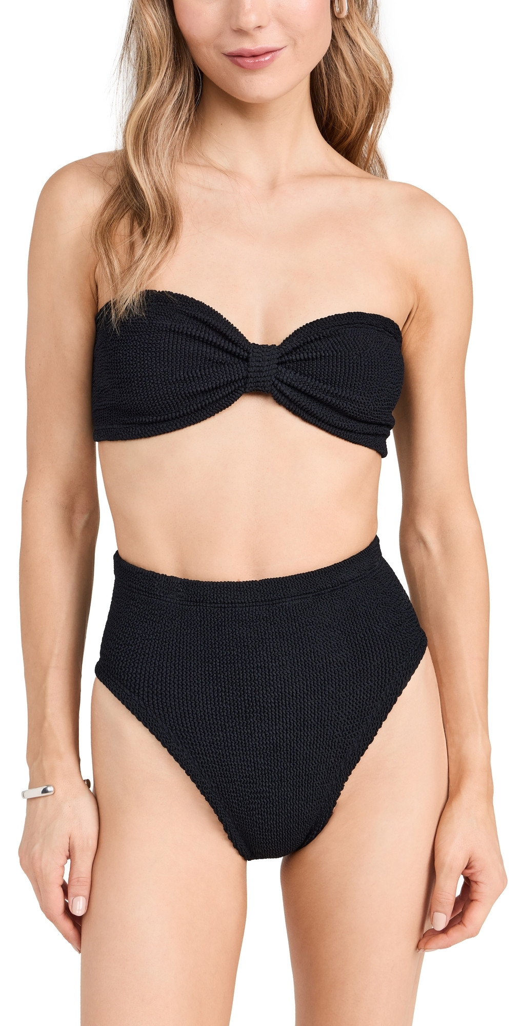 Hunza G Ruby Bikini Set Black One Size | Shopbop
