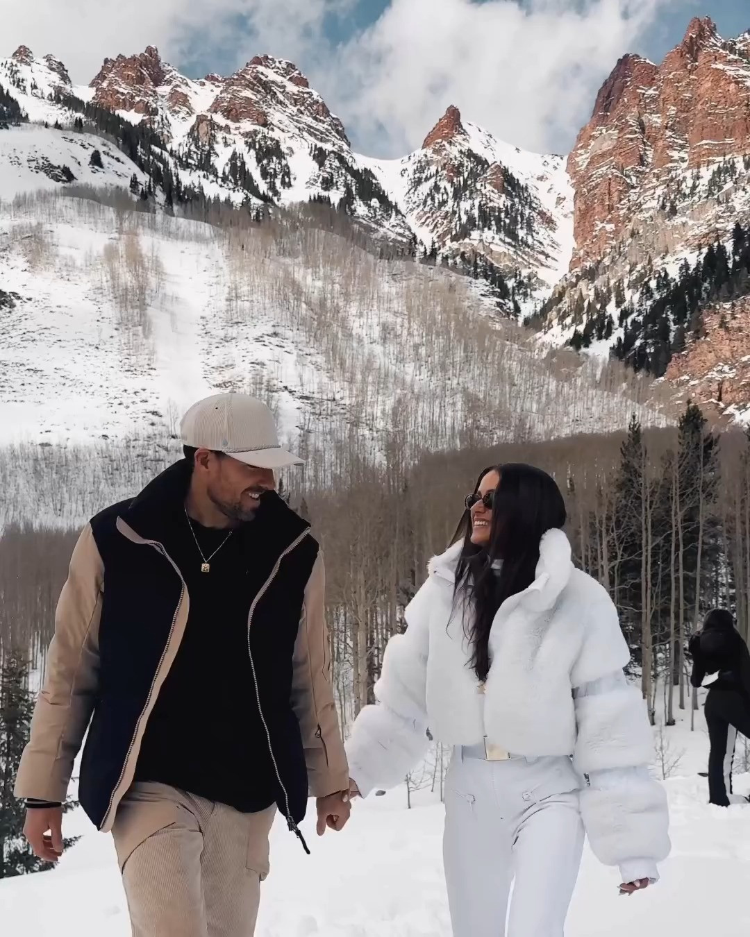 I couldn’t have dreamed up a more perfect snow suit for my bridal era, I love it so much I wore it the whole bachelorette! @goldbergh created this custom all white suit just for this occasion, petition for them to make more?! Linking similar! 

 #LTKWatchNow #LTKSeasonal #LTKStyleTip