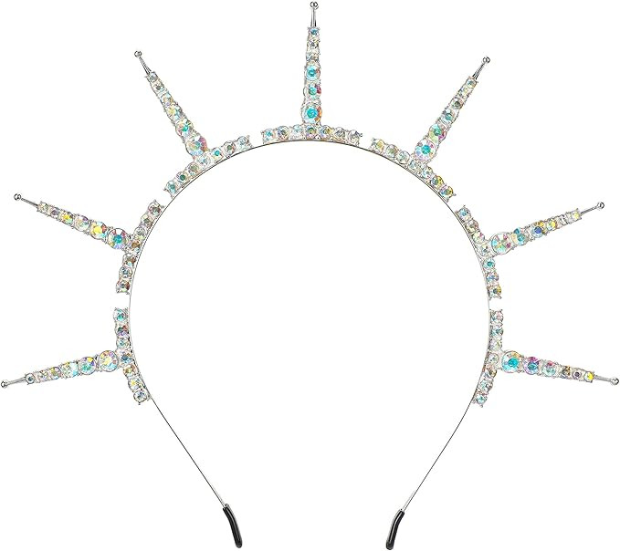 Statue of Liberty Halo Crown - Renfaire Fantasy Sun Goddess Headband Virgin Mary Headpiece for Ha... | Amazon (US)