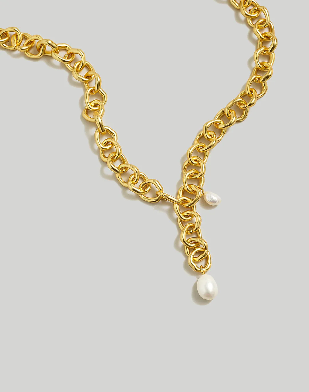 Freshwater Pearl Chunky Chain Necklace | Madewell