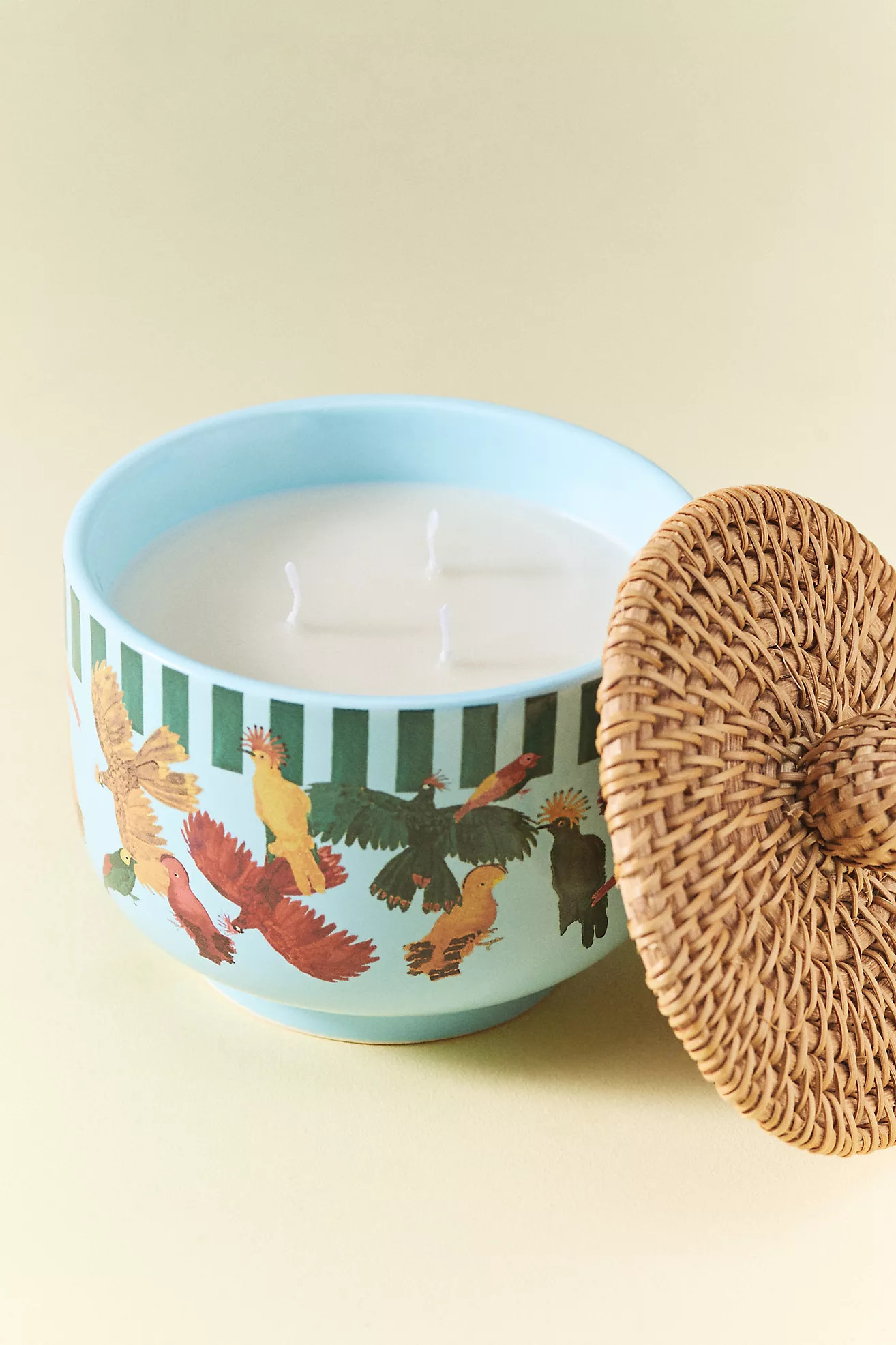Farm Rio x Anthropologie Fresh Ocean Waves & Bergamot Ceramic Candle | Anthropologie (US)