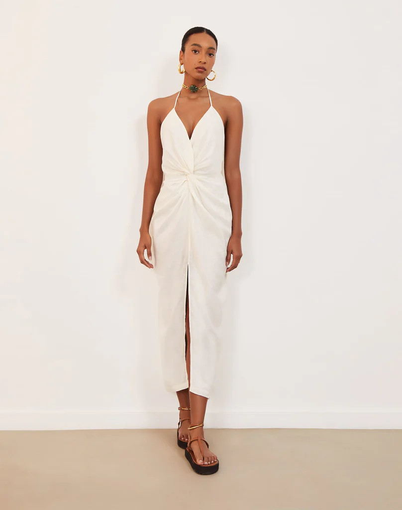 Kana Midi Dress - Off White | ViX Swimwear