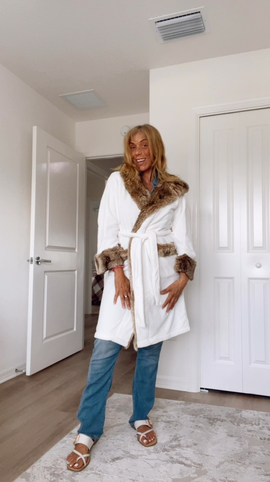 Beautiful Faux Fur Ombre Robe so warm and cozy. ❤️❤️❤️

#LTKStyleTip #LTKMostLoved #LTKGiftGuide