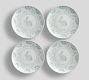 Chambray Tile Bunny Handcrafted Stoneware Salad Plates  - Set of 4 | Pottery Barn (US)