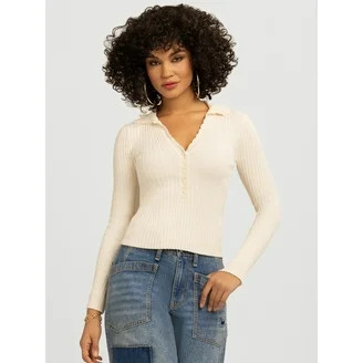 No Boundaries Women’s Mesh Mary Jane Flats | Walmart (US)