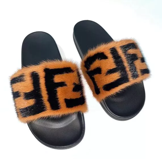 louis vuitton furry slippers
