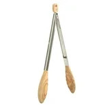 The Pioneer Woman Stainless Steel & Olivewood Tongs | Walmart (US)