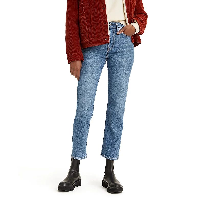 Women's Levi's Wedgie Straight Jeans, Girl's, Size: 32(US 14)Medium, Blue | Kohl's