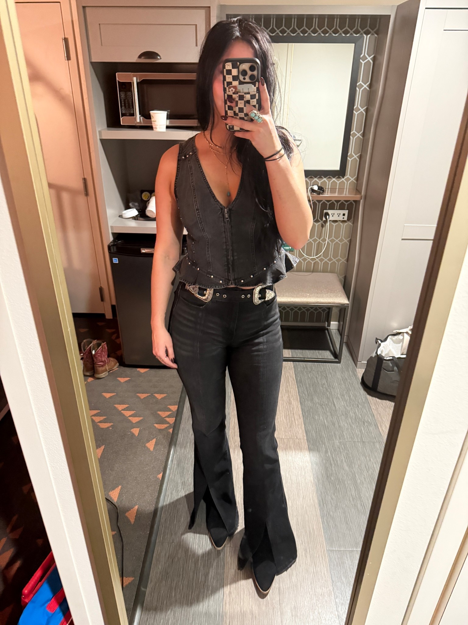 What I wore to the Rodeo 🤠 
Women’s western wear, PBR 

#LTKStyleTip #LTKFindsUnder50 #LTKBeauty