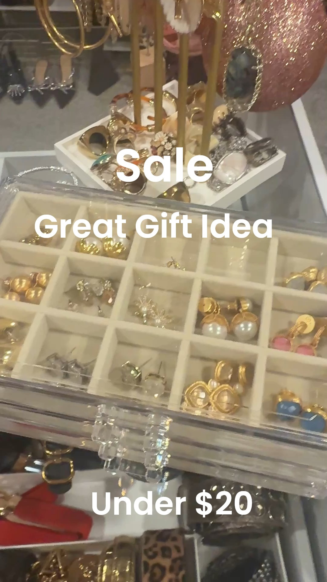 Great gift idea under $20

On SALE

Acrylic jewelry holder 3 or 5 drawers  perfect gift for your jewelry collector friends/family

Under $20

Julie Vos earrings on Major SALE

#LTKGiftGuide #LTKSaleAlert #LTKCyberWeek