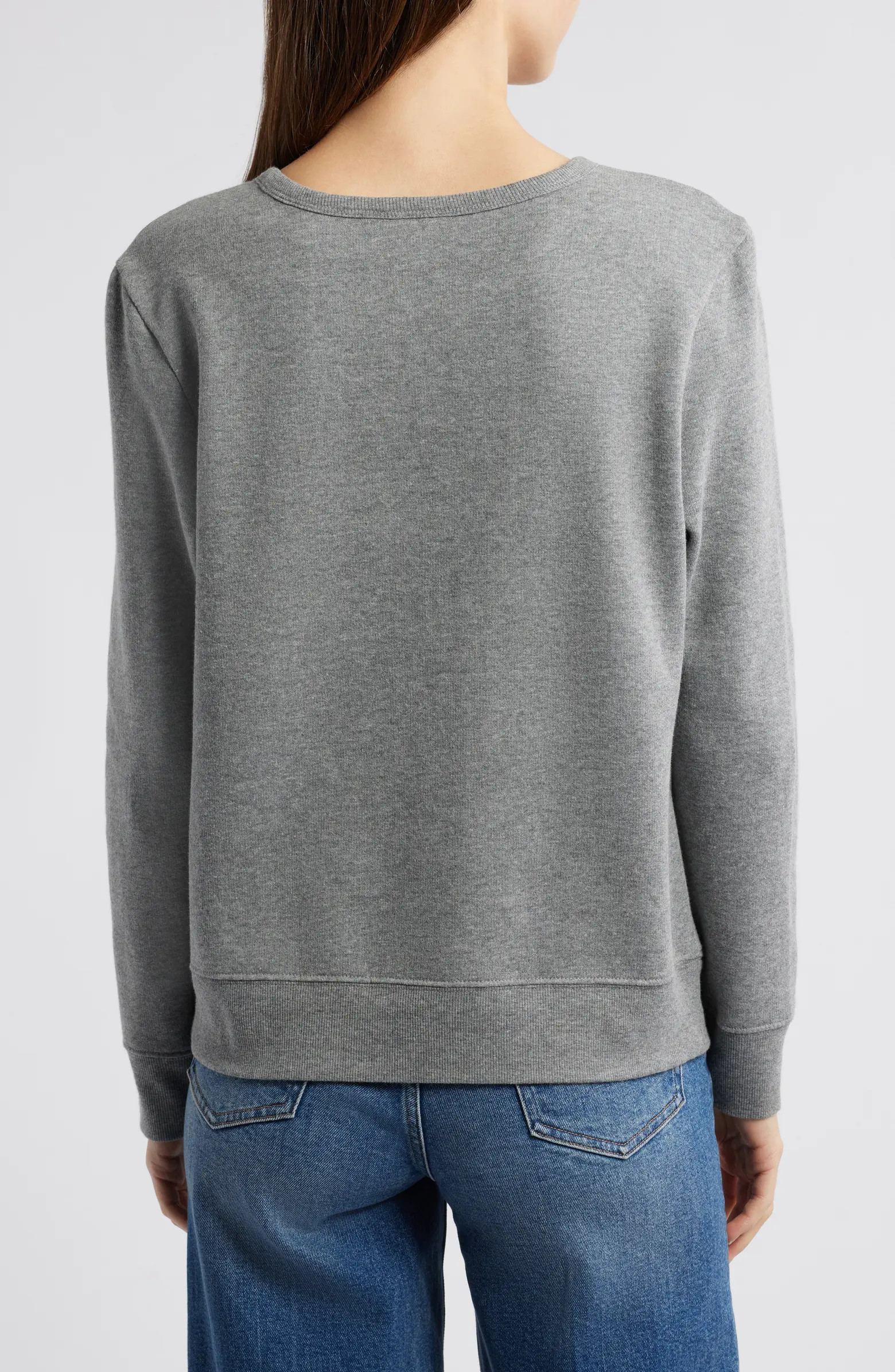Caslon® Heart Graphic Sweatshirt | Nordstrom | Nordstrom