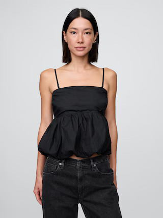 Poplin Bubble Top | Gap (US)