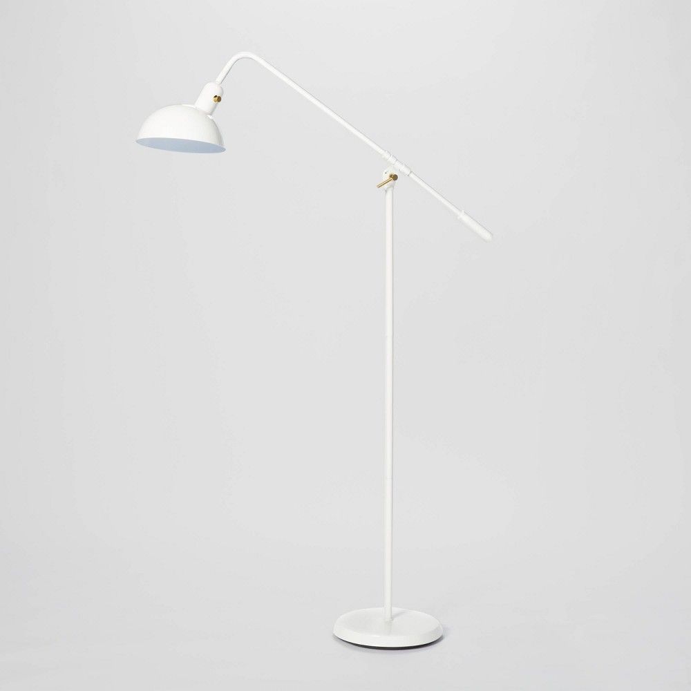 Cantilever Floor Lamp (Includes LED Light Bulb) White - Threshold designed with Studio McGee | Target
