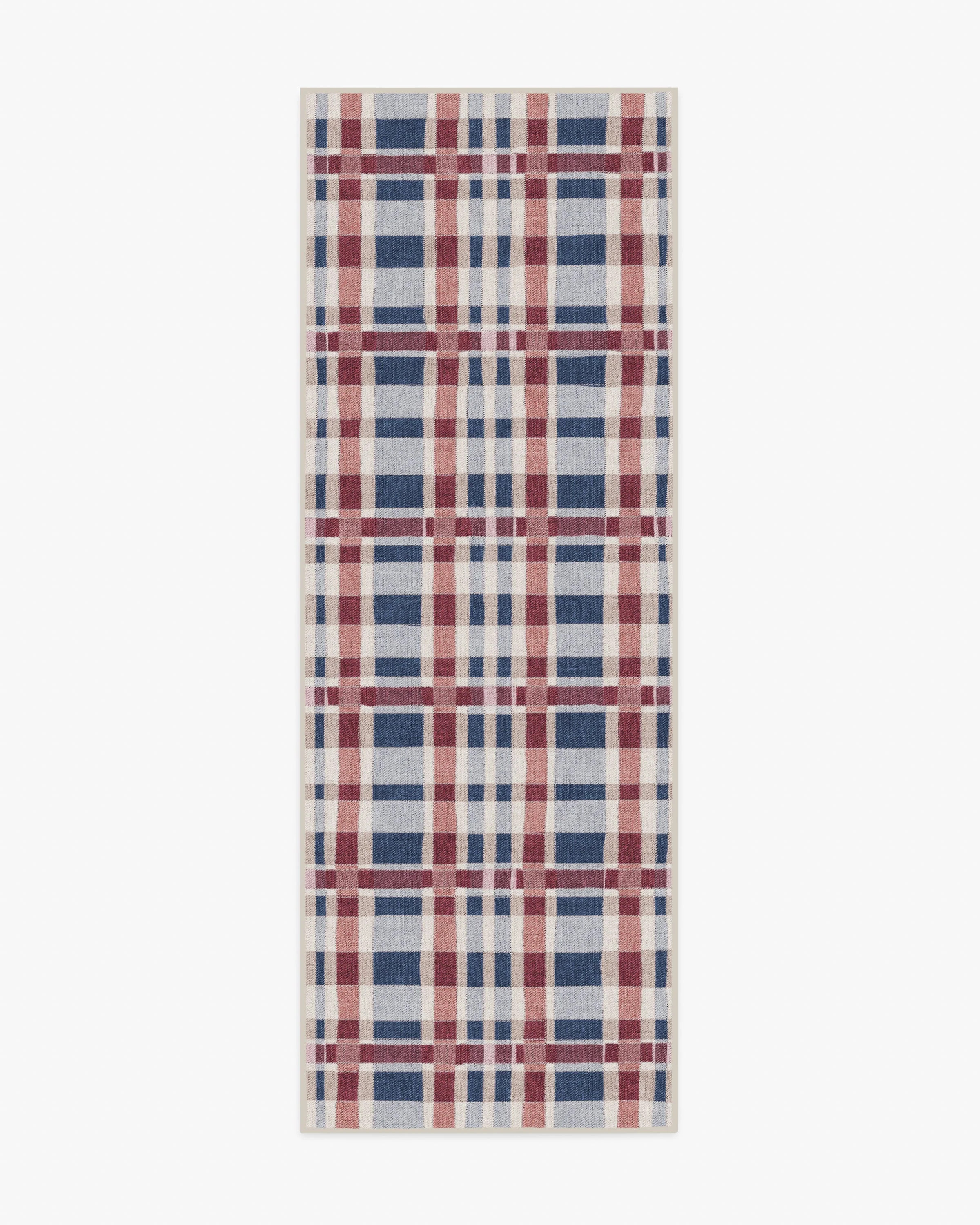 Finn Red & Blue Rug | Ruggable