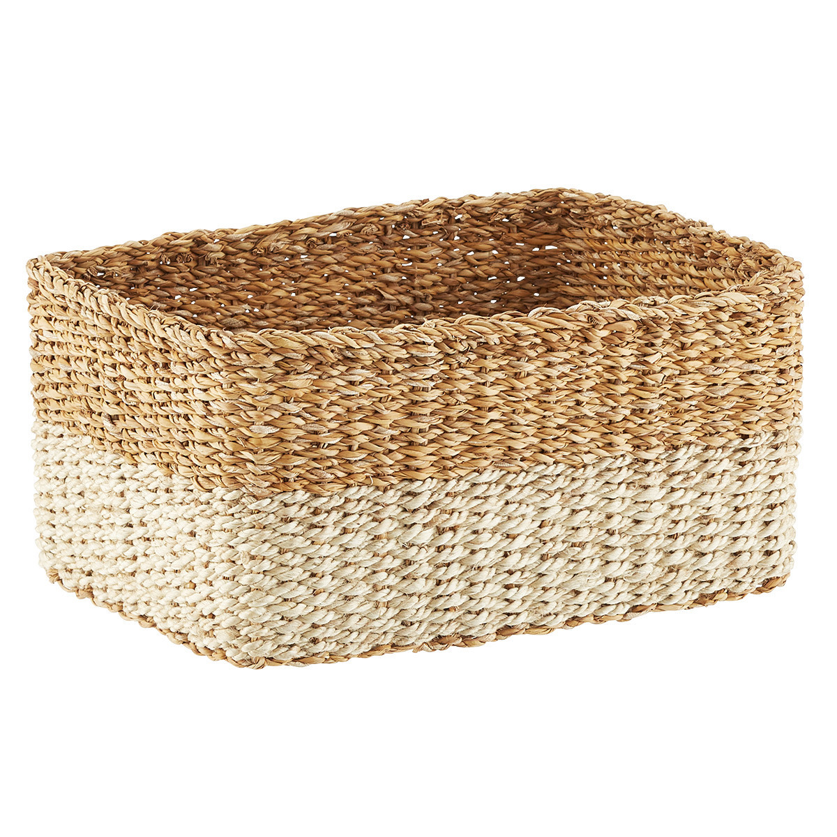 Natural & White Tahoe Bins | The Container Store