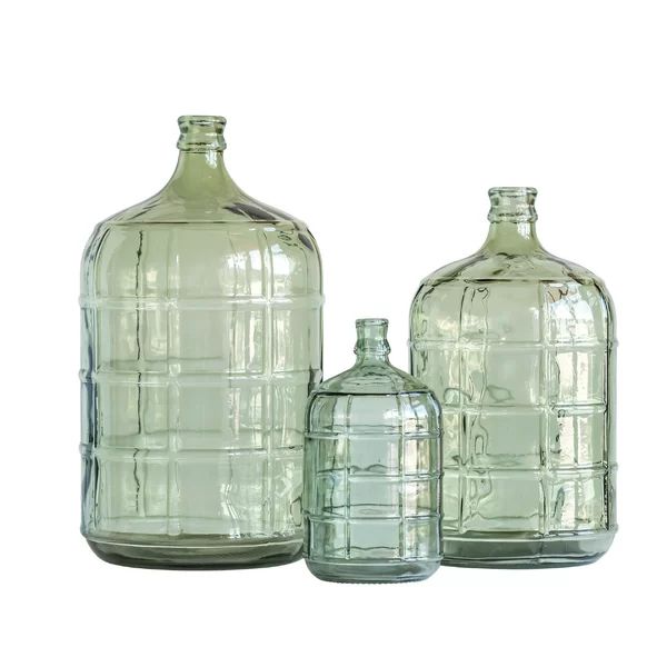 Meaux Green Glass Decorative Bottles | Wayfair North America