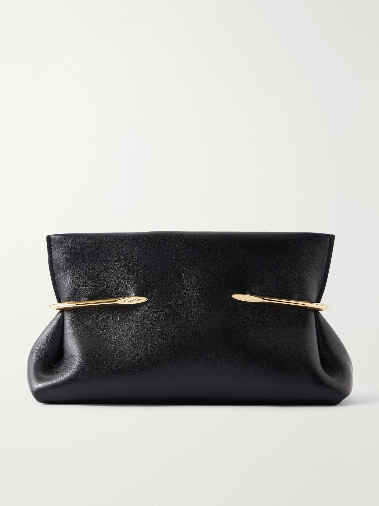 Givenchy - Pinch Leather Clutch - Black | NET-A-PORTER (US)